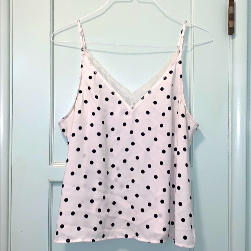 BP Polka Dot Lace Top